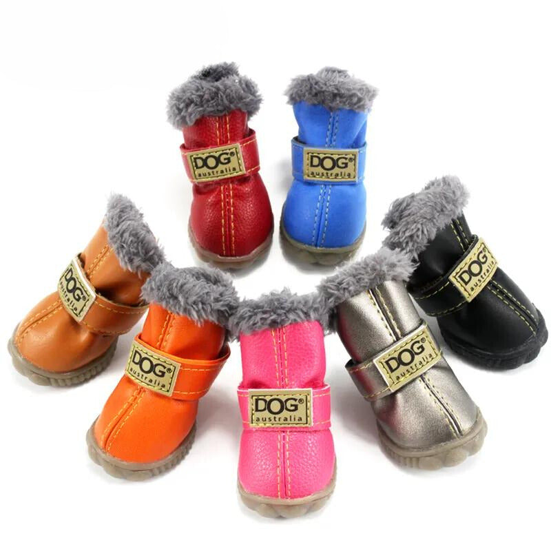 SnowPaw ChicCozy: Winter Warmth Pet Shoes
