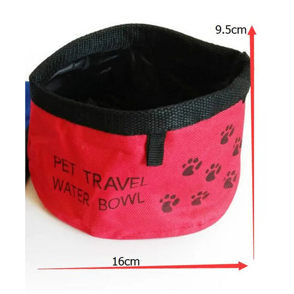 On-the-Go Essentials: 2-in-1 Portable Waterproof Pet Travel Bowl