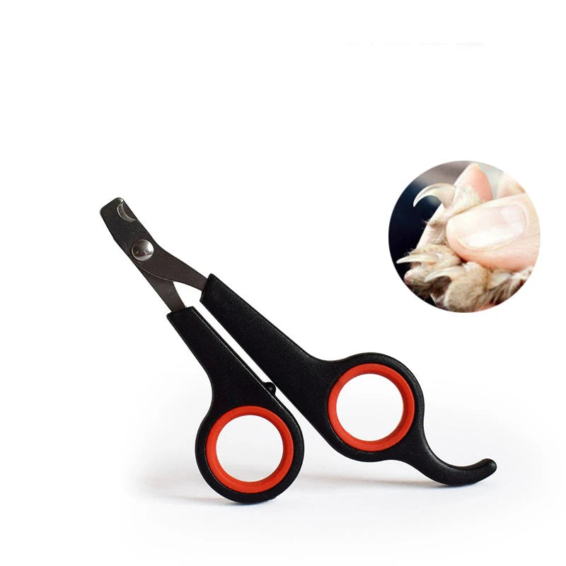 Purr-fect Pedicure: Stainless Steel Cat Dog Grooming Nail Clippers for Precise and Gentle Claw Care