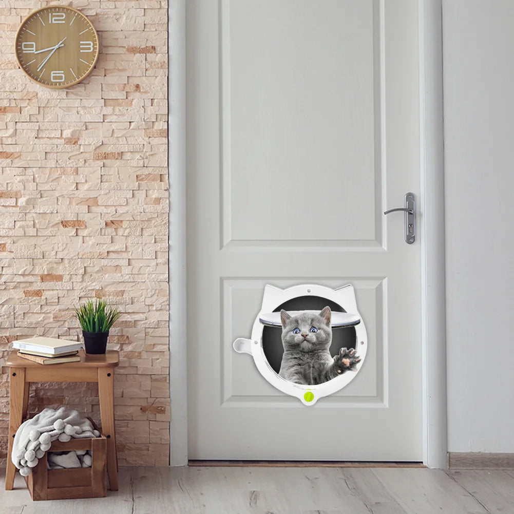 PawGuard Access Portal: Security Lock Flap Door for Dogs and Cats