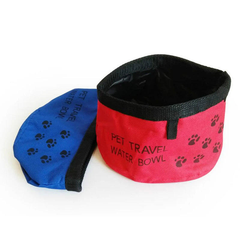 On-the-Go Essentials: 2-in-1 Portable Waterproof Pet Travel Bowl