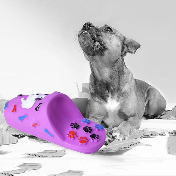 Paw-sitively Entertaining: Dogs Slipper Toy for Interactive Fun