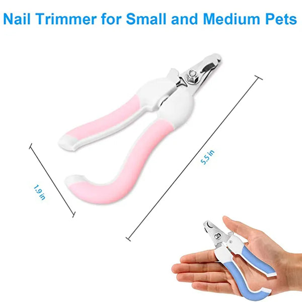 PawPrecision ProClip: Stainless Steel Nail Trimmer for Effortless Pet Grooming