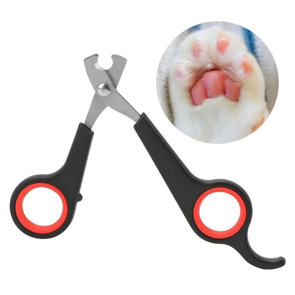 Paw-Perfect Precision: Stainless Steel Pet Nail Clippers for Dogs and Cats