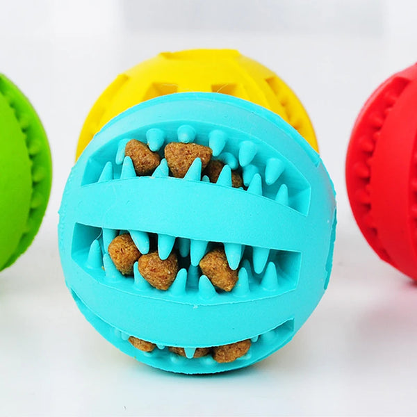 Playful Bliss: New Pet Toys - 5CM Interactive Elasticity Ball for Dogs