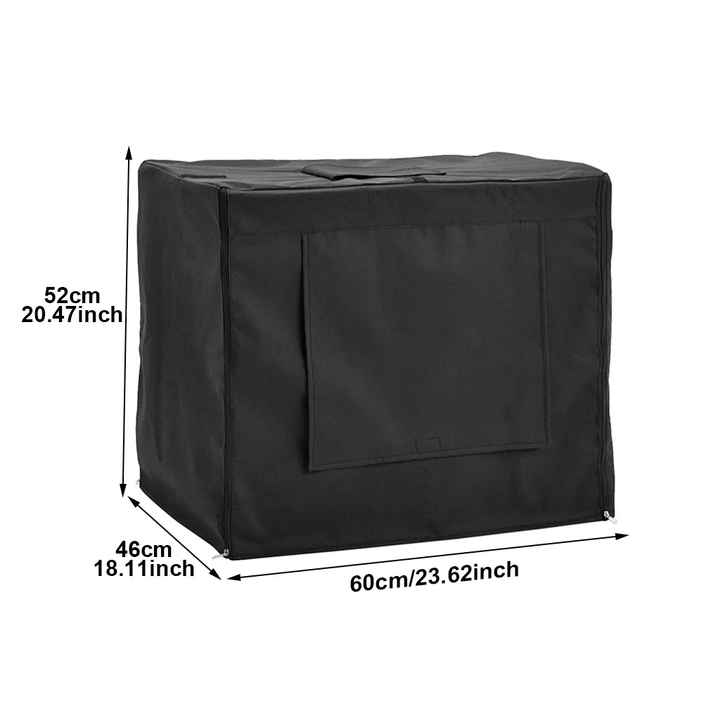 BreezeGuard KennelShield: Durable Dog Crate Cover with Mesh Window Accessories