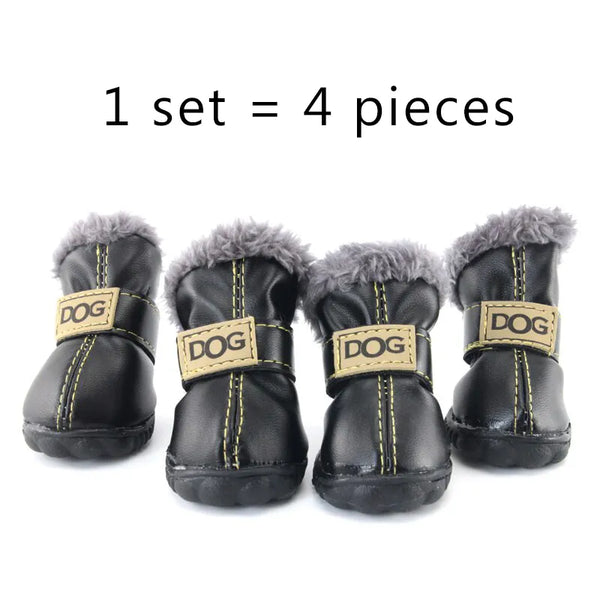 SnowPaw ChicCozy: Winter Warmth Pet Shoes
