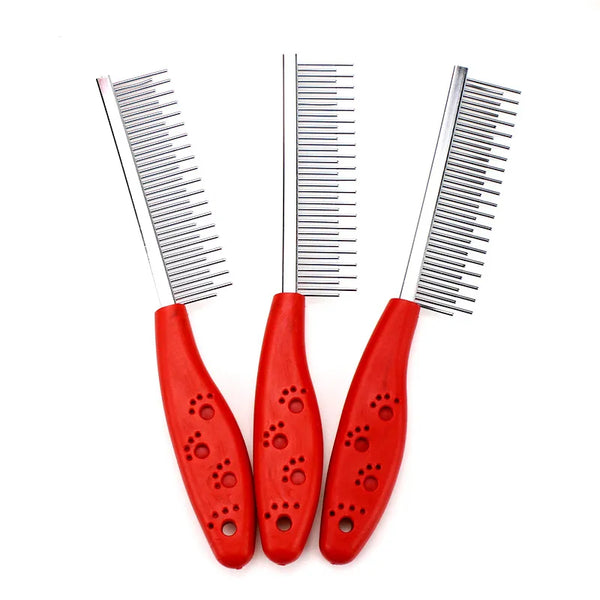 SteelGleam Pet Care: Stainless Steel Hair Remover Brush and Grooming Comb