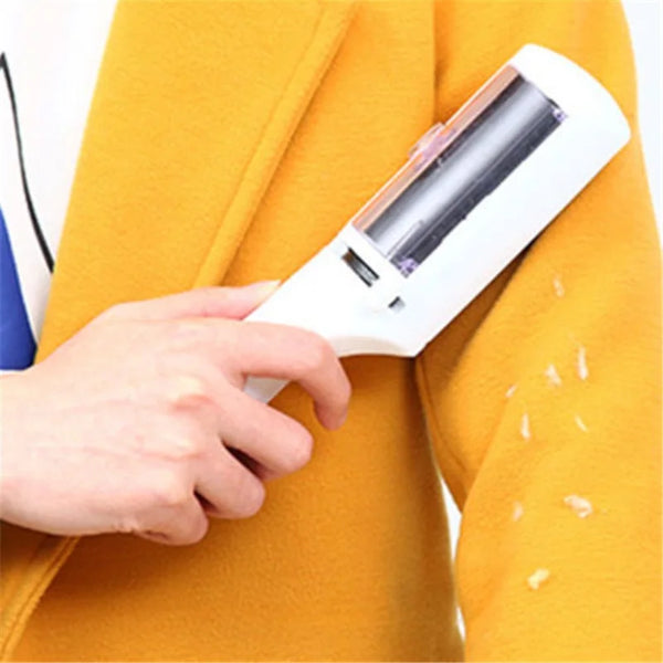 ElectroClean Pet Hair Wizard: Static Clothing Dust Remover Brush