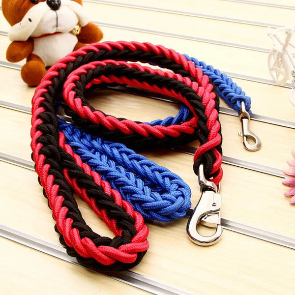 Gentle Giant: Hand-Knitted Nylon Leash for Large Breed Dogs