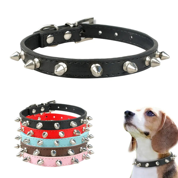 Pint-sized Glam: Cute Studded Dog Collar for Small Breeds