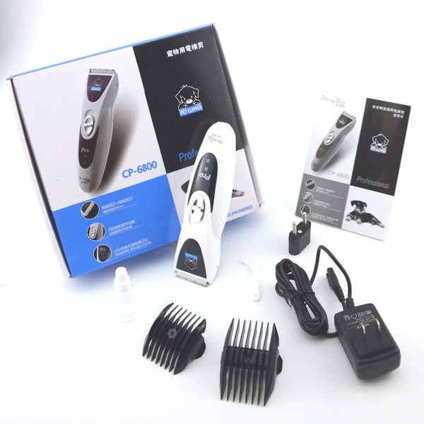 SilverSilk Precision Pet Clippers - CP6800/MY: Powerful Electric Pet Hair Trimmer for Dogs