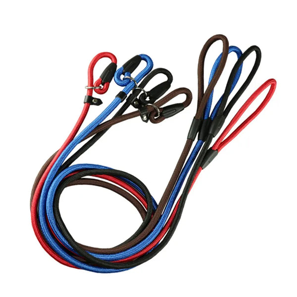 Sturdy Training Essential: Adjustable Nylon Dog Leash for Small Breeds