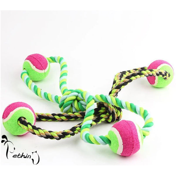 Healthy Playtime: Cotton Rope Chew Toys for Small and Medium Pet Dogs