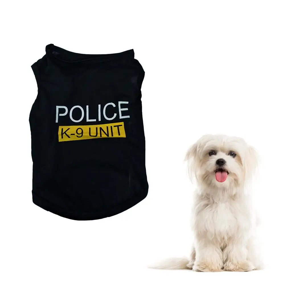 Canine in Charge: Stylish and Comfortable Police Suit Cosplay Dog Clothes