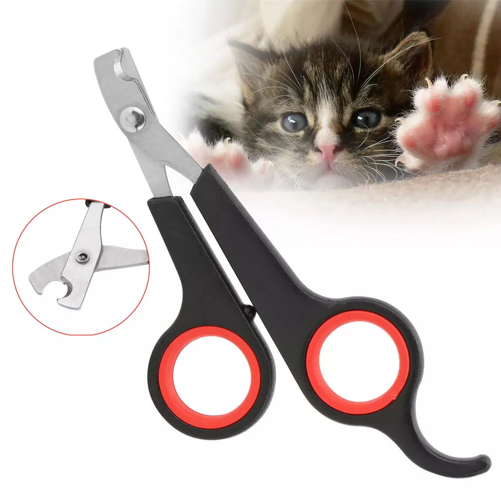 Paw-Perfect Precision: Stainless Steel Pet Nail Clippers for Dogs and Cats