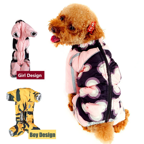 ChicCanine Couture: LuxeZip Winter Jackets for Puppies and Pets