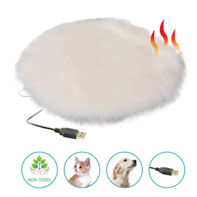 Cozy Canine Comfort: Electric Blanket for Warm Dog Bed with USB Heating Pad