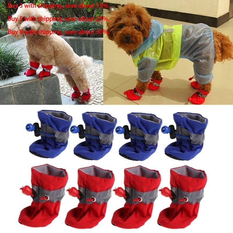 RainPaws Guardian Boots: Waterproof and Anti-Slip Dog Shoes for Small Cats and Puppies