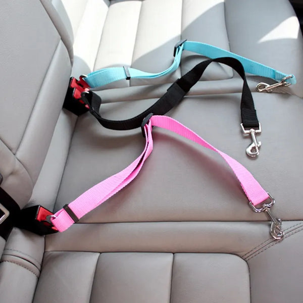On-the-Go Safety: Adjustable Car Seat Belt for Small to Medium Dogs