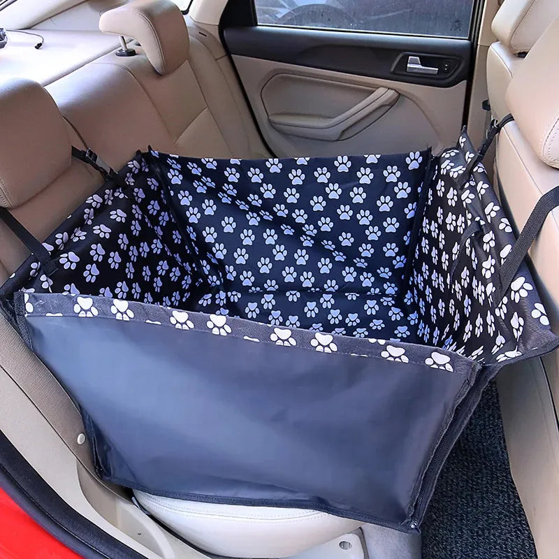 AquaRide Canine Cruiser: Waterproof Pet Carrier and Car Seat Cover