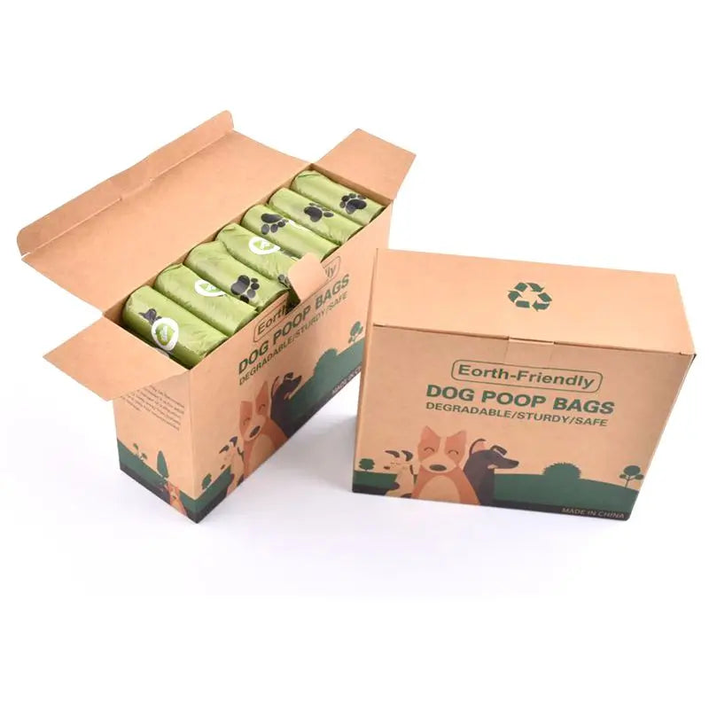 GreenPaws Eco-Care Bags: Biodegradable Scented Poop Bags for Dogs and Cats