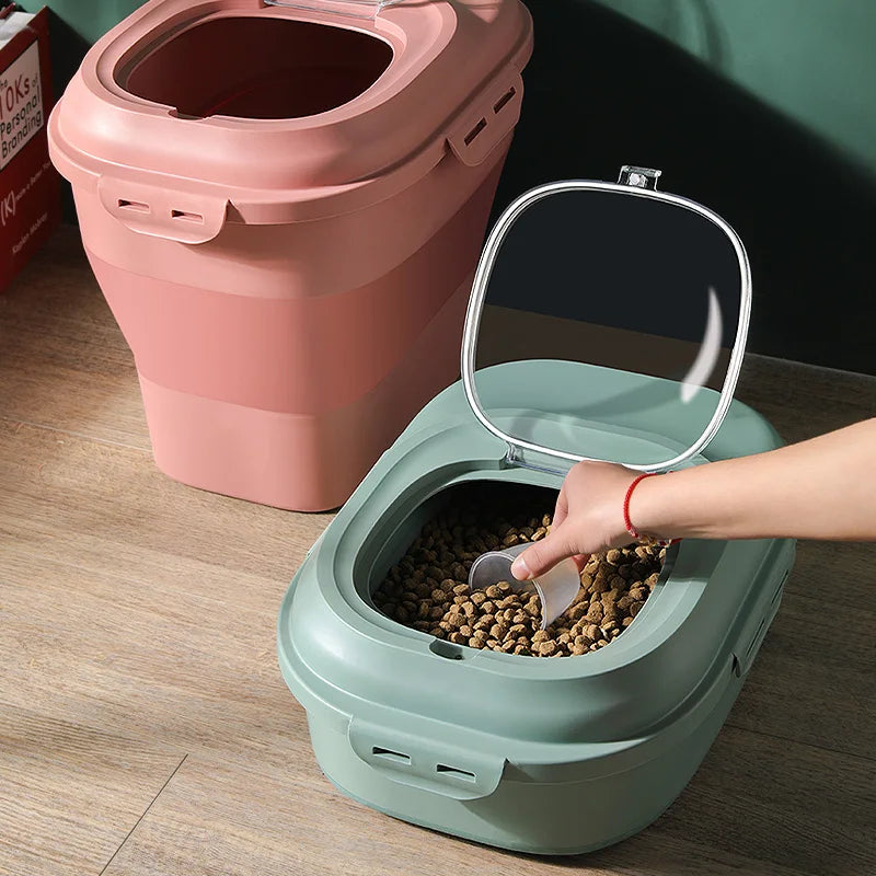 PawPreserve Pet Food Storage Container: Dry Food Box with Moisture-Proof Seal