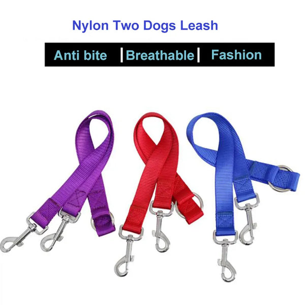 TwinLink Vantage Leash: Double Twin Dual Coupler Dog Leash