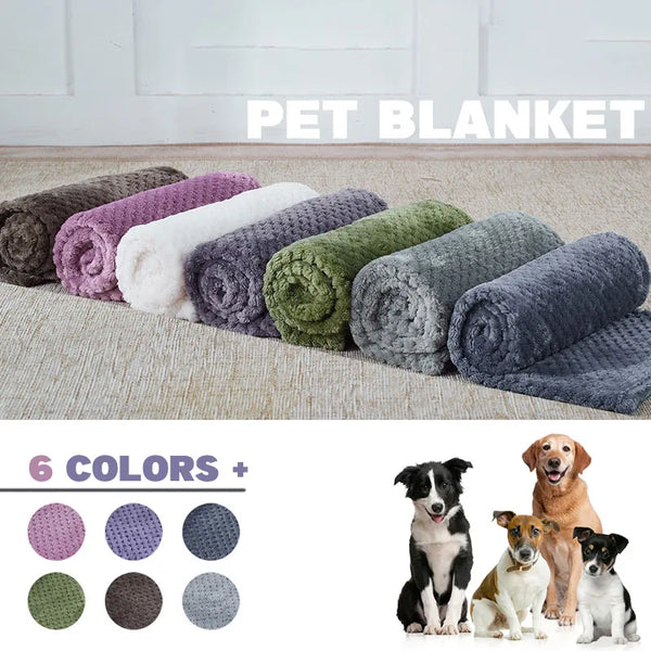 Snuggle Time: Soft Pet Blanket
