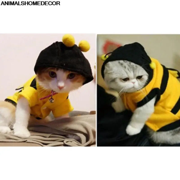 BuzzyPaws Adorable Pet Ensemble: Cute Bee-Inspired Dog and Cat Clothes