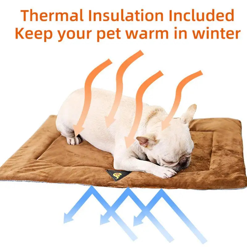 CozyHeat ComfortNest: Self-Heating Pet Bed for Winter Warmth and Waterproof Bliss