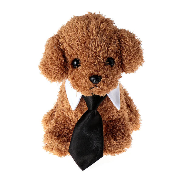 Dapper Pup Chic: Cute Cotton Adjustable Dog Necktie for Grooming and Formal Affairs