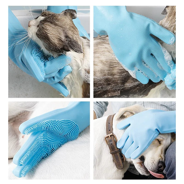 Glovetouch Pet Spa: 2-in-1 Grooming and Cleaning Magic for Furry Friends