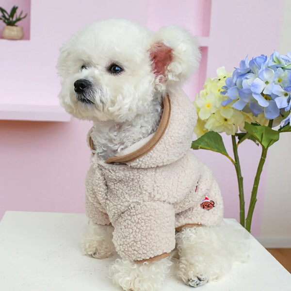 Cozy Canine Couture: Winter Hooded Pet Jacket