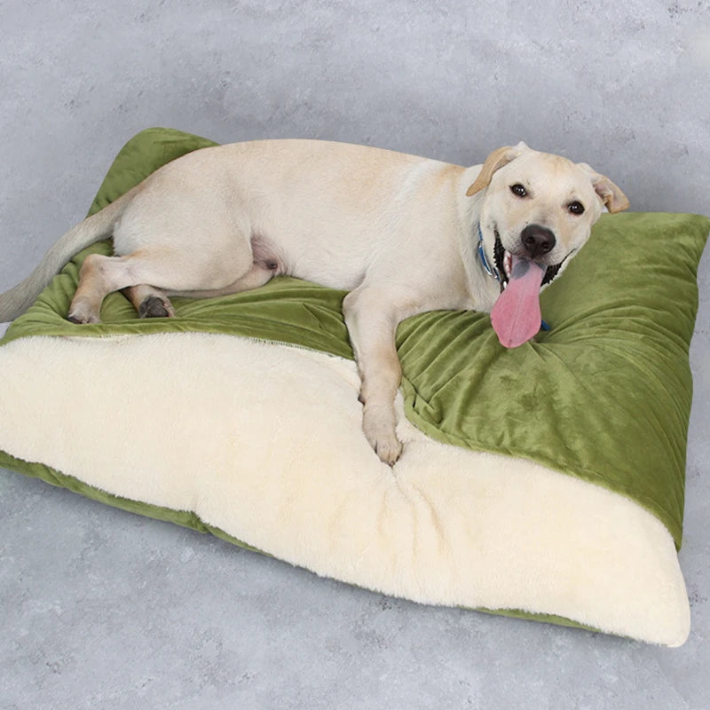 WarmHaven Pet Bed: Winter Kennel with Removable, Washable, Bite-Resistant Puppy Sofa Cushion