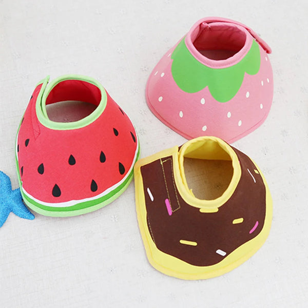 FruitFiesta Recovery Collar: Adjustable Elizabethan Cone for Cats and Dogs with Fun Fruit Prints