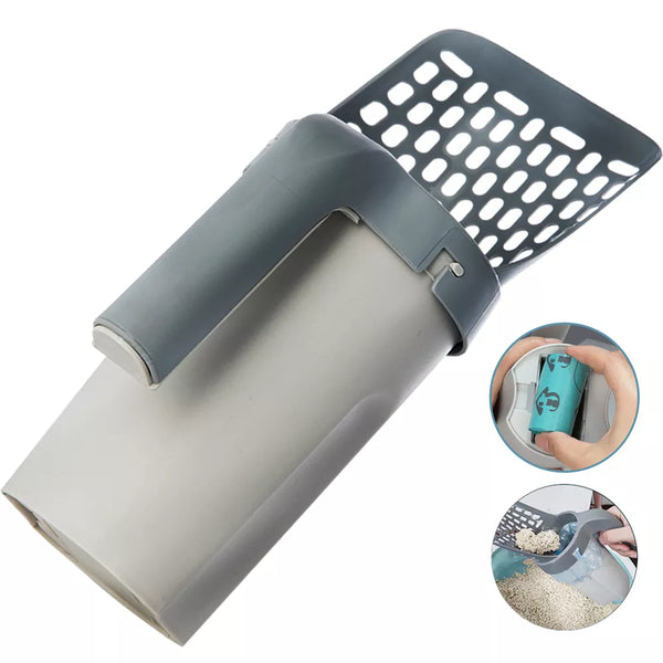 PurrEase Litter Care: Cat Litter Shovel Scoop with Filter