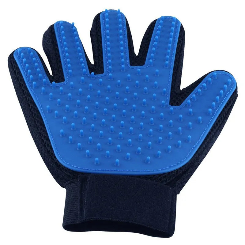 Stylish Bath Time: Fashion Rubber Pet Bath Brush Glove for Massaging Dogs