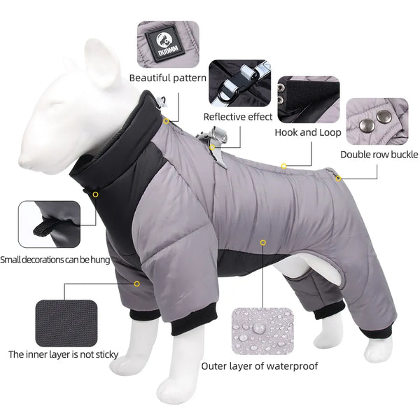 Cozy Elegance: Winter Warm Thicken Pet Dog Jacket