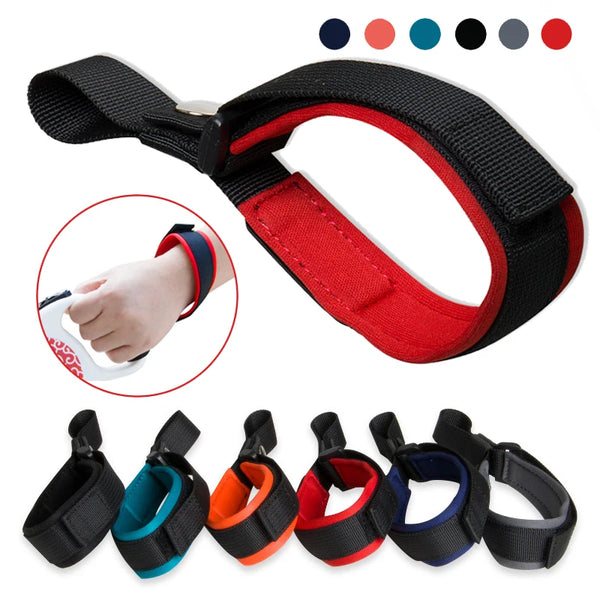 Hands-Free Adventure: Retractable Wrist Strap Dog Leash for Outdoor Walking with Adjustable Safety Ring