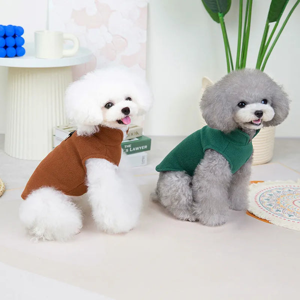 Cozy Canine Couture: Fleece Warmth for Autumn and Winter