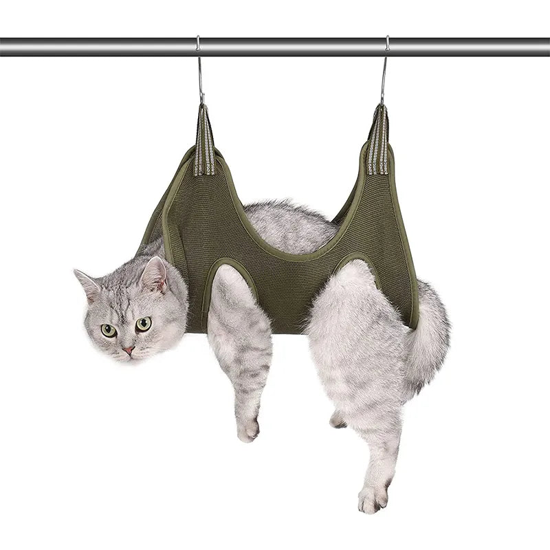 Grooming Hammock: Anti-Scratch, Bite-Resistant Bag for Nail and Ear/Eye Care