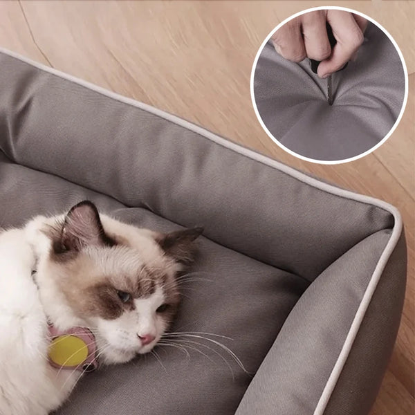 PamperPaws Luxury Pet Bed: Bite-Resistant, Wear-Resistant, and Waterproof Dog Mat