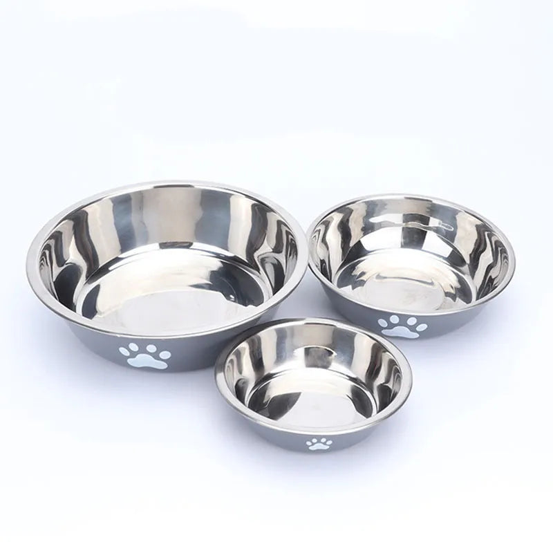 StainlessPaw Non-Slip Feeder Bowl: Pet Cat Feeding Bowl with Drop-Resistant Layer