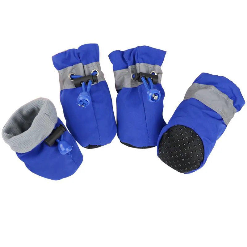 PawComfort CozyWalk Boots: Keep Your Pup's Paws Cozy with this Set of 4 Antiskid Puppy Shoes