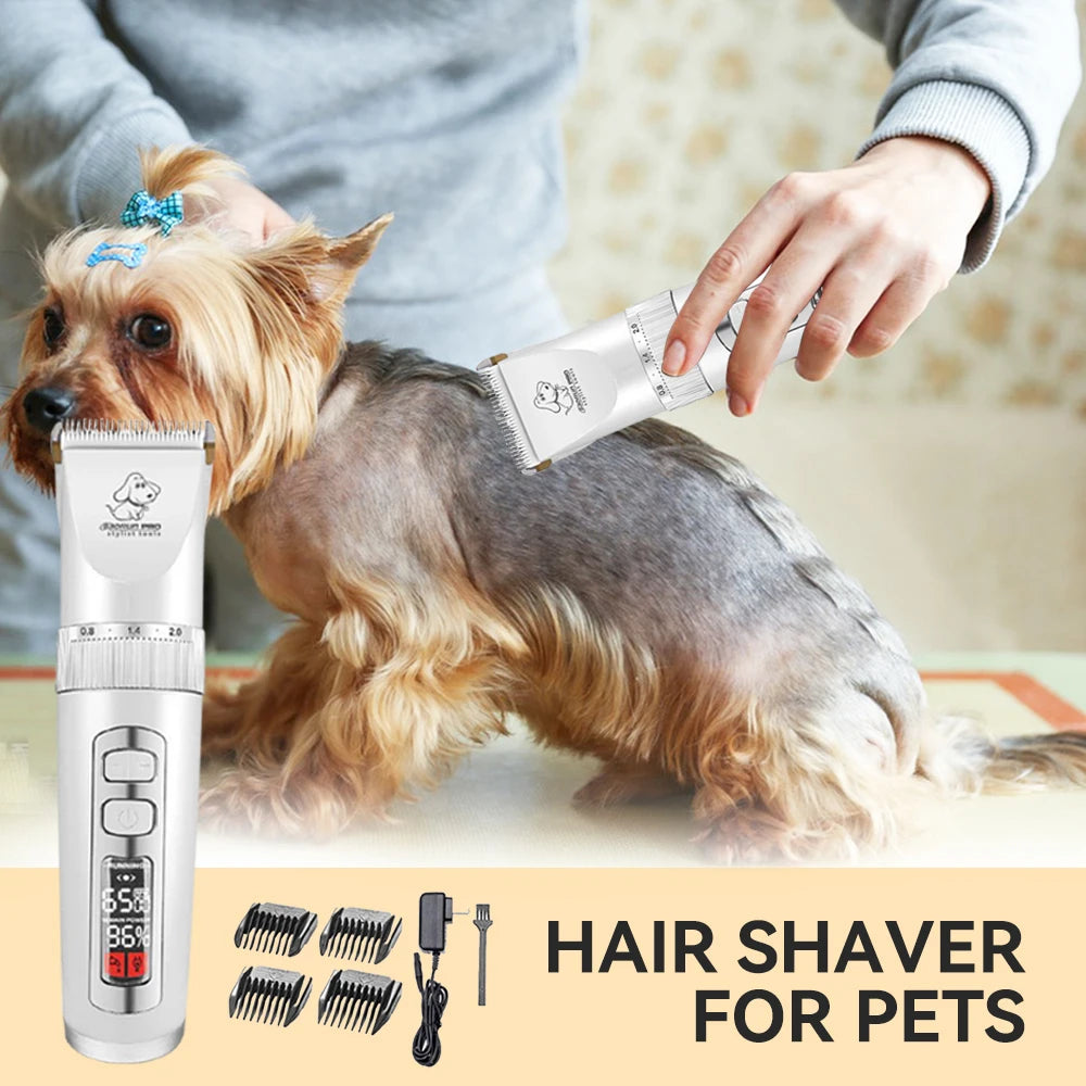 BaoRun P9 P2 Professional Pet Shaver: Precision Hair Cutter and Trimmer for Cats and Dogs