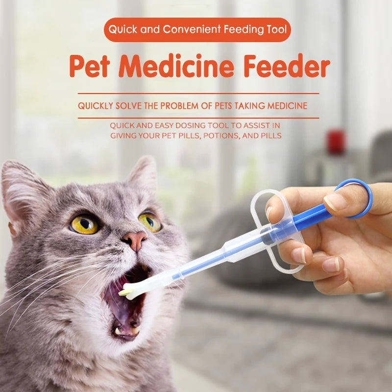 Painless Medication: Pet Syringe Tablet Pill Gun