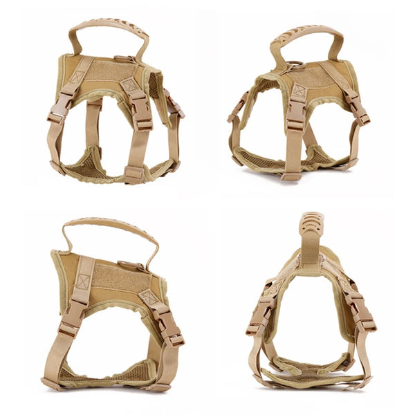 Secure Adventures: Tactical Cat Harness with Adjustable Nylon