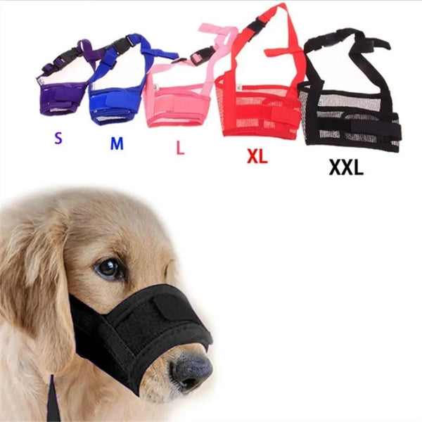 HushGuard Adjustable Dog Muzzle: Anti-Barking Muzzle for Small and Large Dogs