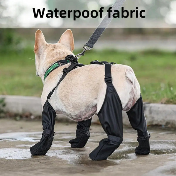 AquaGrip PawArmor: Waterproof Anti-Slip Dog Shoes